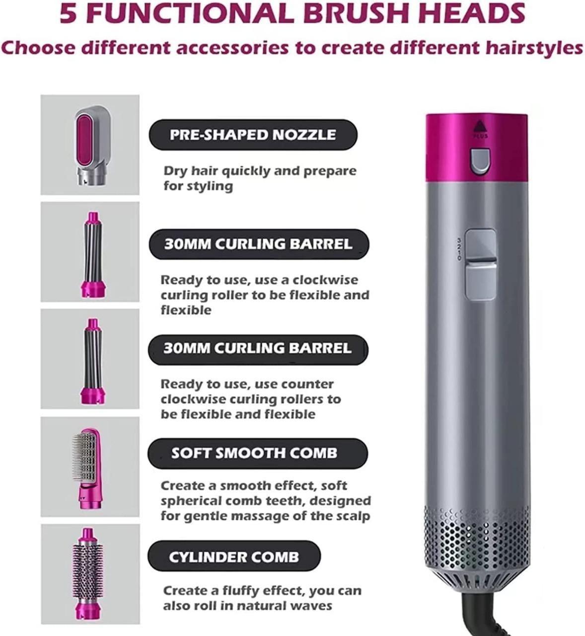 5 in 1 Multifunctional Hair Styling Curler