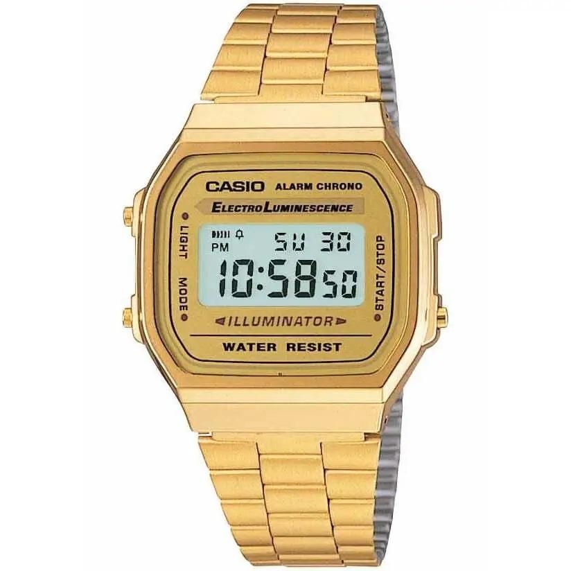 Gold Casio Vintage Digital Watch - Unisex